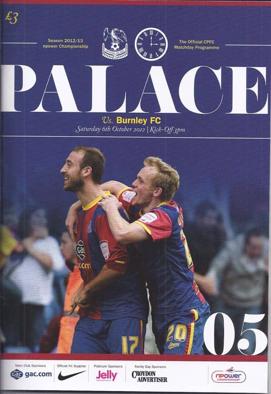 Crystal Palace FC v Burnley FC